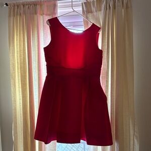 Elegant hot pink cocktail dress